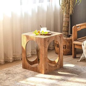 Gexpusm End Table Nightstand Small End Tables for Small Spaces; Coffee Table Hollow Design; Side Table Suitable for Living Room Sofa and Bedroom;